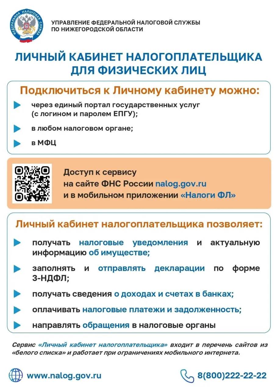 Личный кабинет налогоплательщика для физических лиц